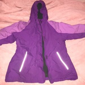 Purple skii jacket